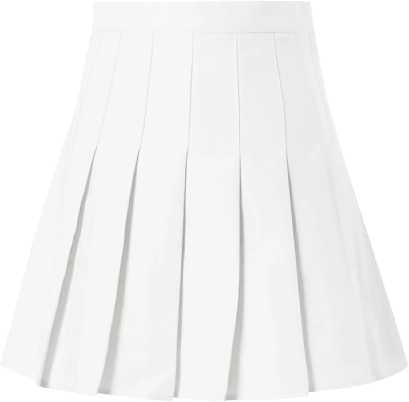Women's Skirt High Waist Self Belted Skirts Tennis Shorts Sports Preppy Short Skirt Ruffle Solid Spring Dresses