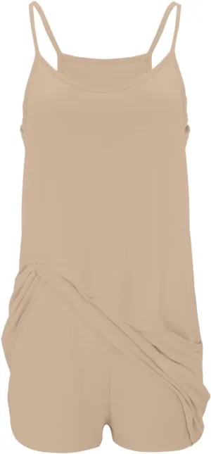 Womens Tennis Dress Workout Dress with Shorts Sleeveless Spaghetti Straps Going Out Golf Athletic Dresses