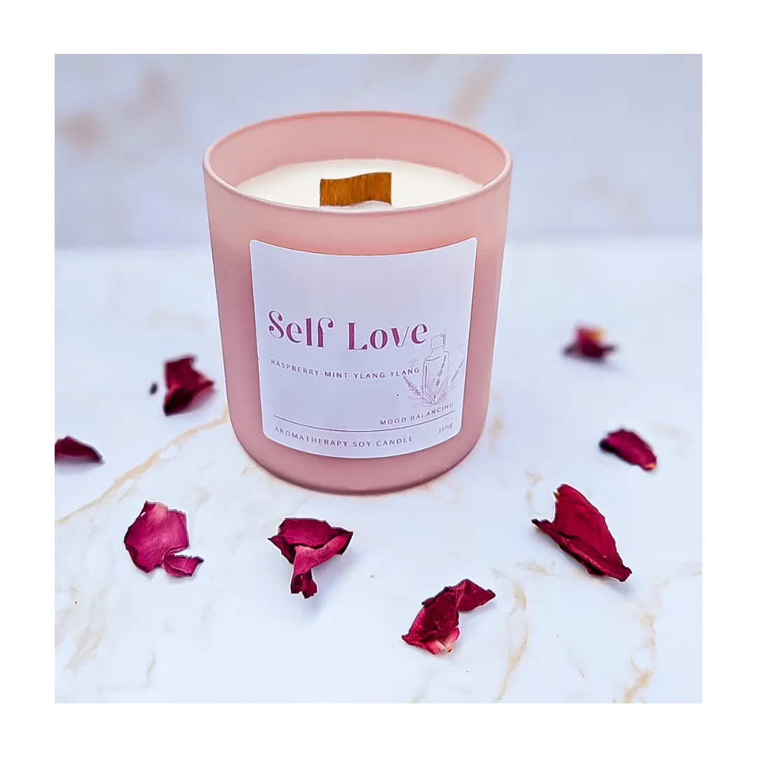Wood Wick Aromatherapy Candle~Self Love