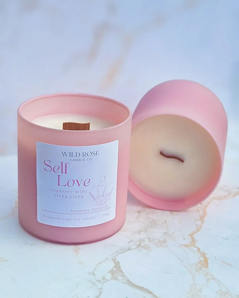 Wood Wick Aromatherapy Candle~Self Love