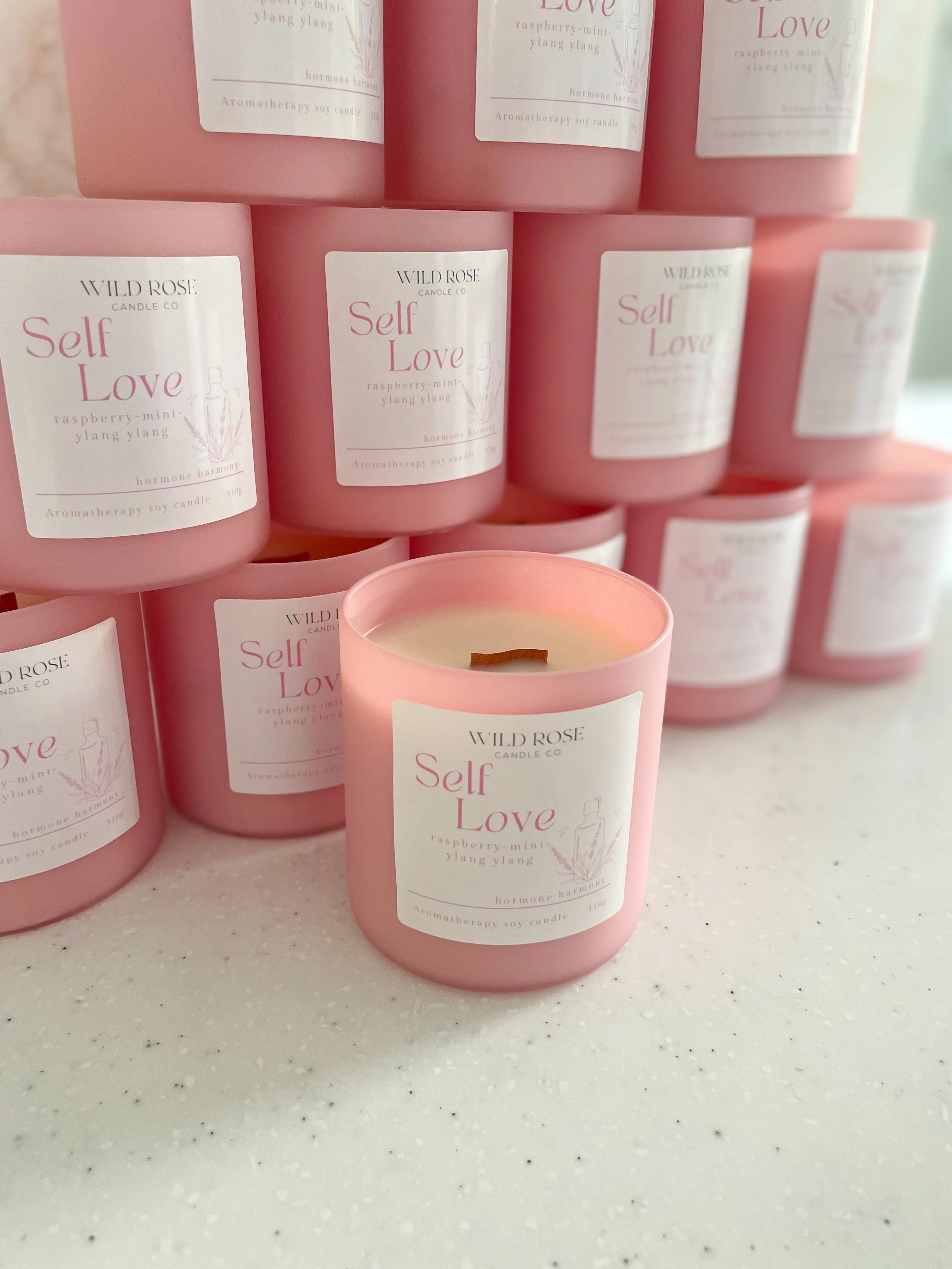 Wood Wick Aromatherapy Candle~Self Love