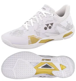 Yonex Power Cushion Eclipsion Z3 Mens Badminton Shoes - White / Gold